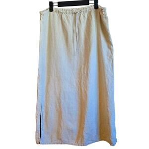 Outfit JPR vintage linen draw string midi skirt size medium